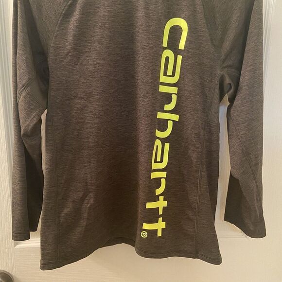 Carhartt Force Extremes Long Sleeve Performance T Shirt Kids Size Medium 10-12 - Picture 3 of 10